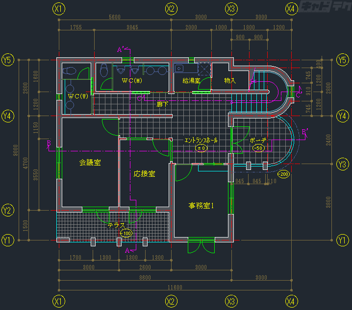 Autocad 選択したオブジェクトの画層を表示 非表示したい キャドテク アクト テクニカルサポート