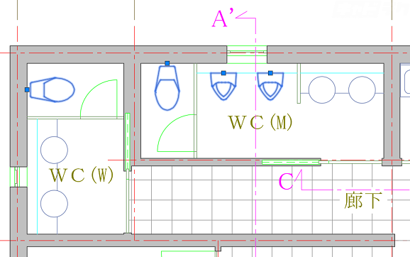 Autocad 特定のオブジェクトを表示 非表示する キャドテク アクト テクニカルサポート