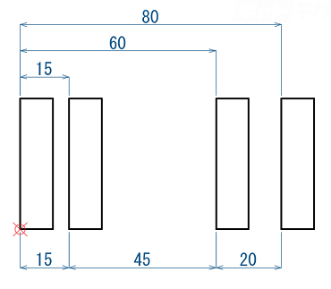 Autocad 連続コピーで基点位置を移動する方法 キャドテク アクト テクニカルサポート