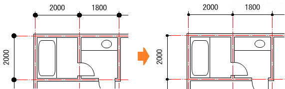 Vectorworks ビューポートで表示している寸法線の矢印 マーカー の大きさを変更する キャドテク アクト テクニカルサポート