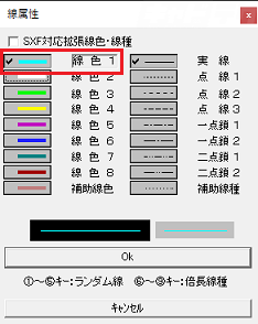 Jw Cad 図形の属性を一括で変更する キャドテク アクト テクニカルサポート