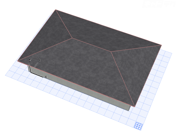 Archicad 屋根 シェルで要素を切り取り すると屋根に壁が表示されてしまう キャドテク アクト テクニカルサポート